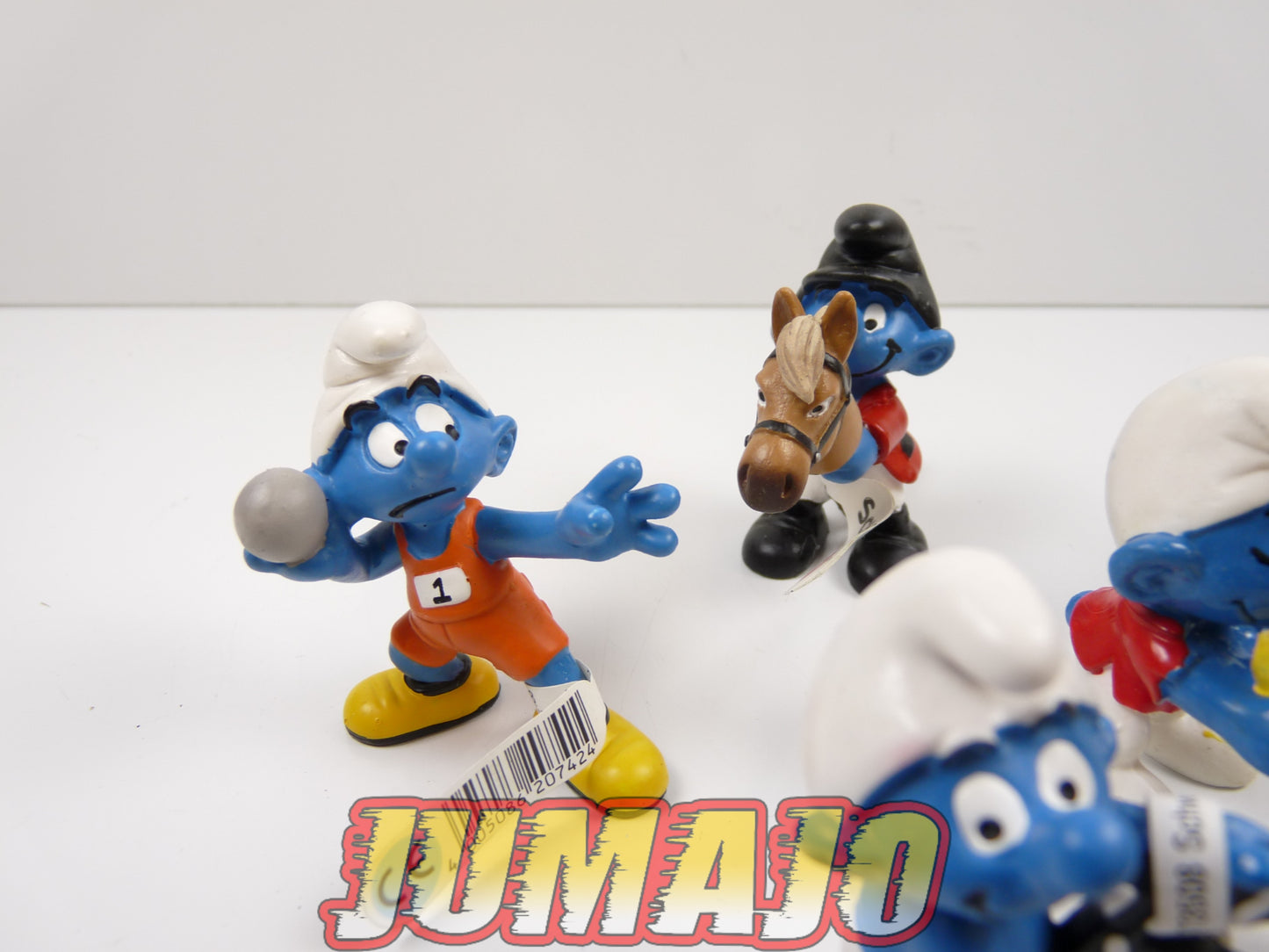 FIG110 lot de 6 figurines PVC Schleich Schtroumpf puffi schlump smurf GARGAMEL ZODIAQUE MUSICIEN