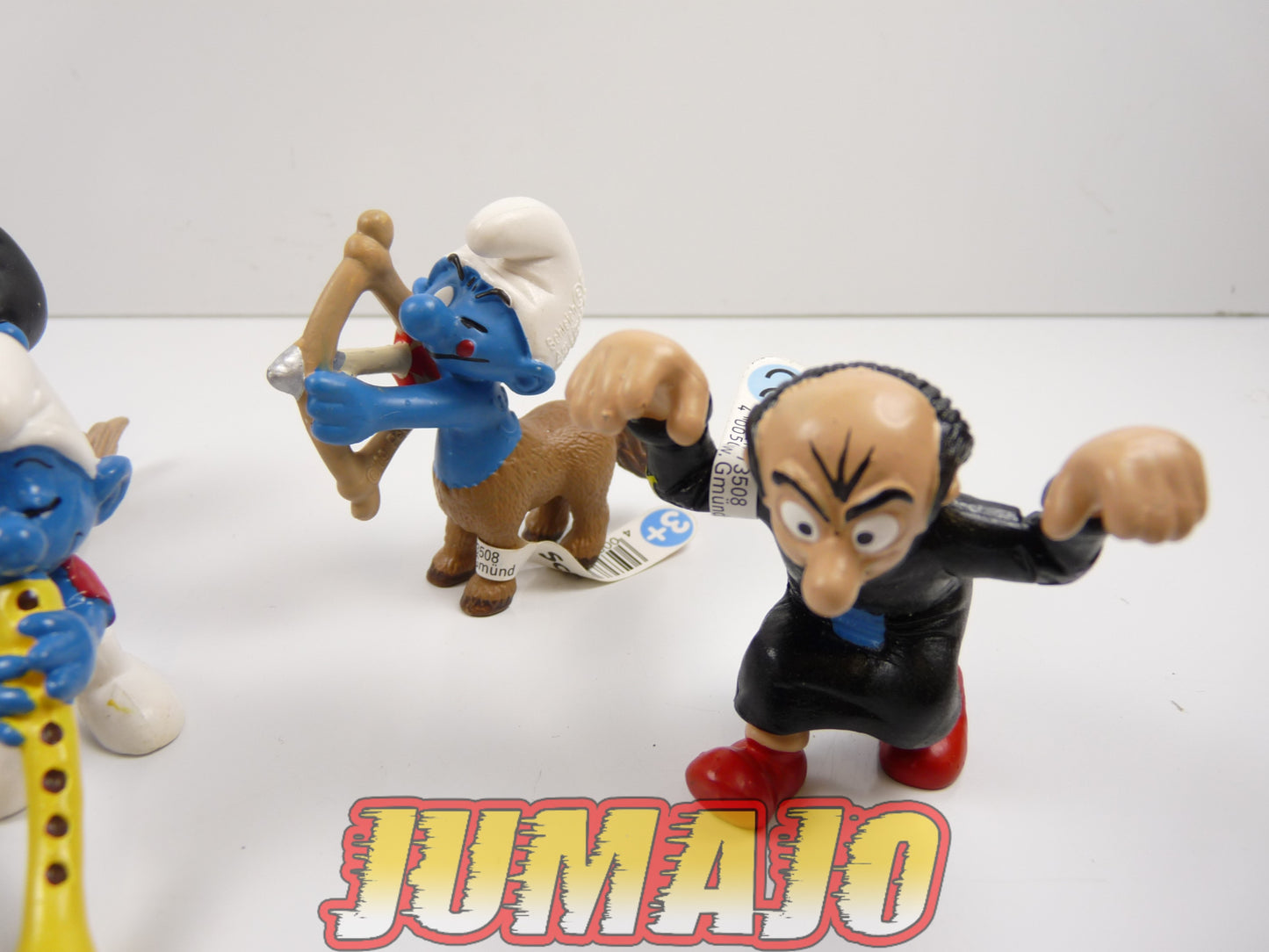 FIG110 lot de 6 figurines PVC Schleich Schtroumpf puffi schlump smurf GARGAMEL ZODIAQUE MUSICIEN