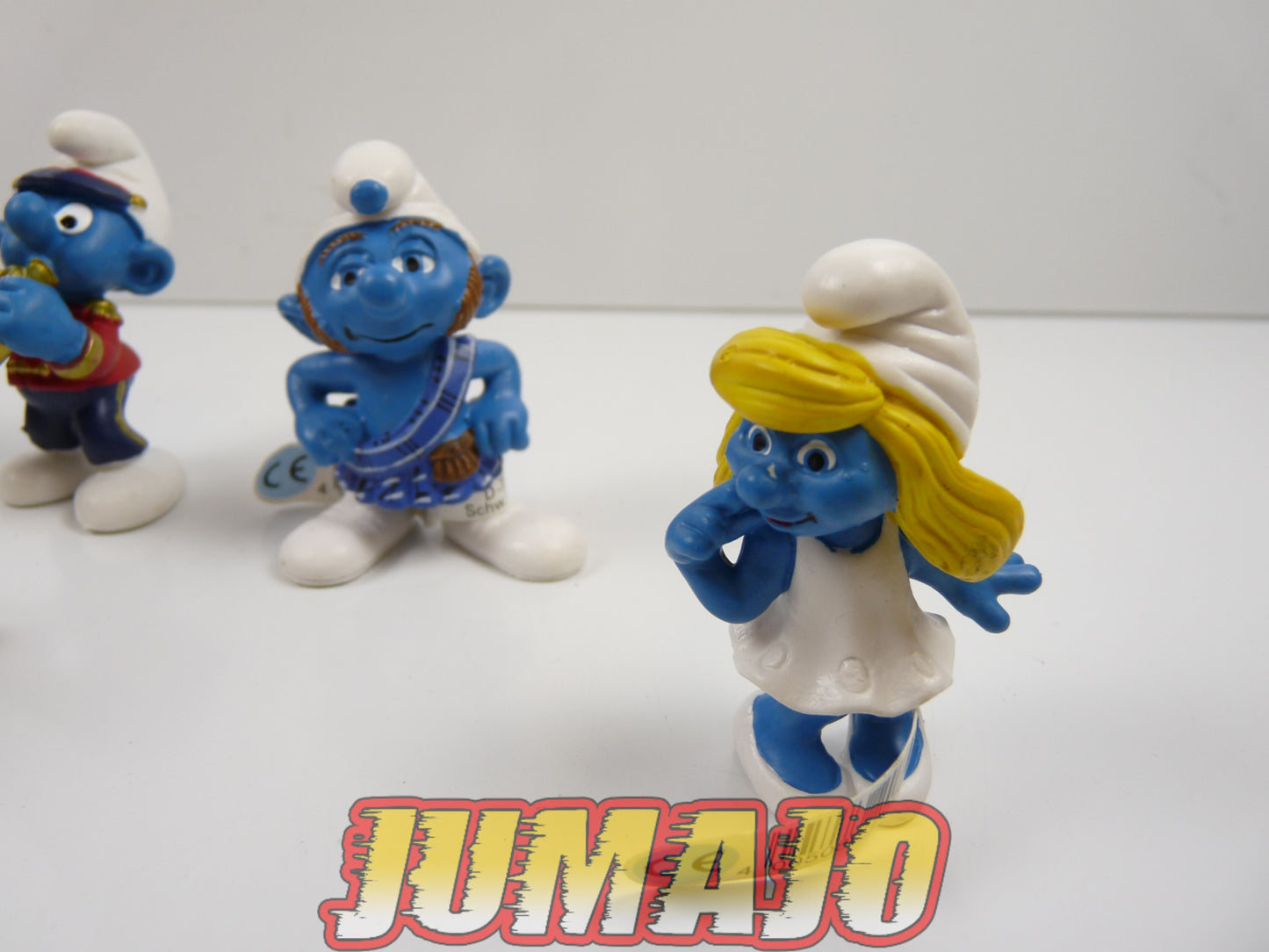 FIG116 lot de 5 figurines PVC Schleich Schtroumpf schlump smurf GRAND SCHTROUMPF MUSICIEN ECOLE