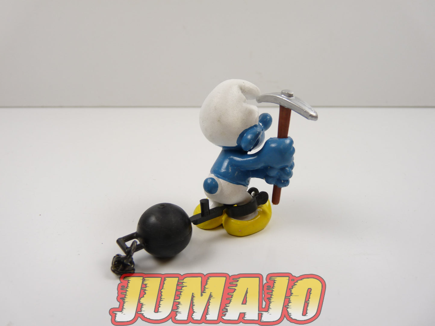 FIG119A Lot de 1 figurine PVC Schleich Schtroumpf puffi schlump smurf PRISONNIER