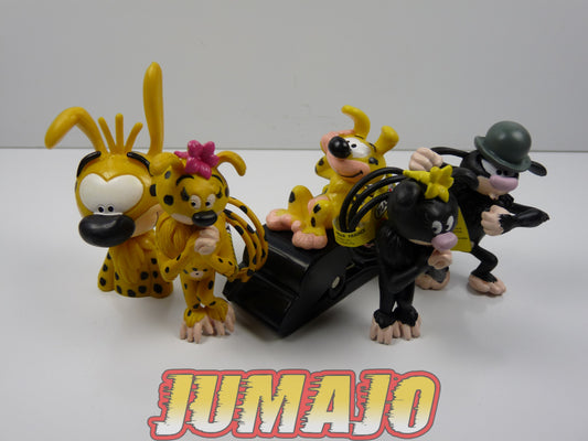 FIG92 lot 5 figurines PVC Plastoy Applause : Marsupilami Buste