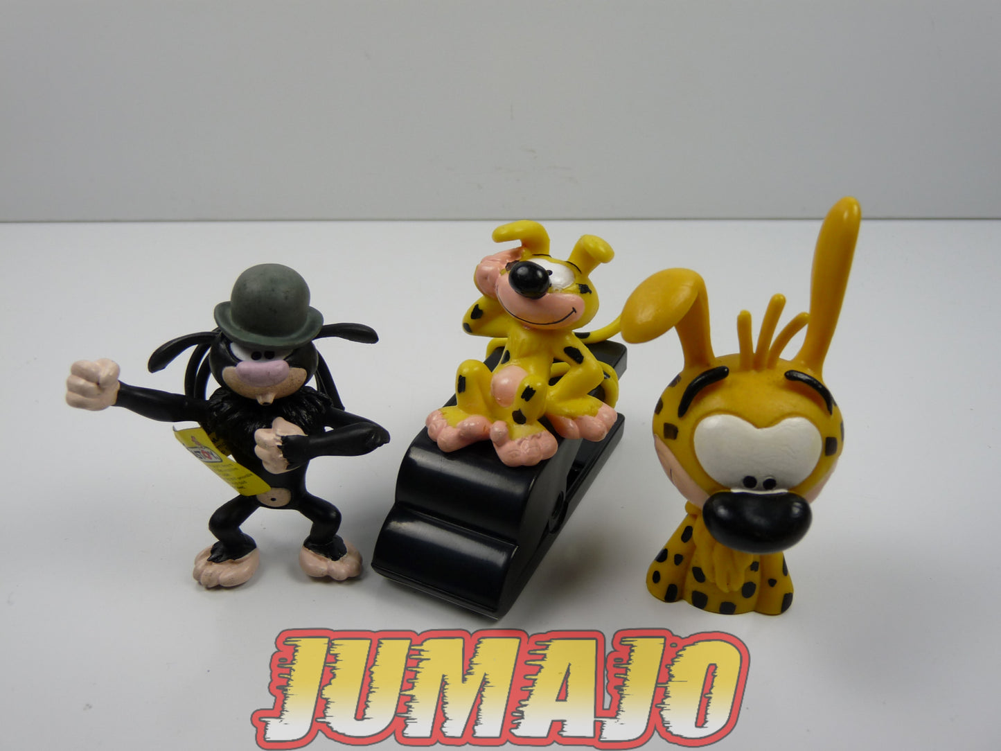FIG96 lot 3 figurines PVC Plastoy Applause : Marsupilami Buste