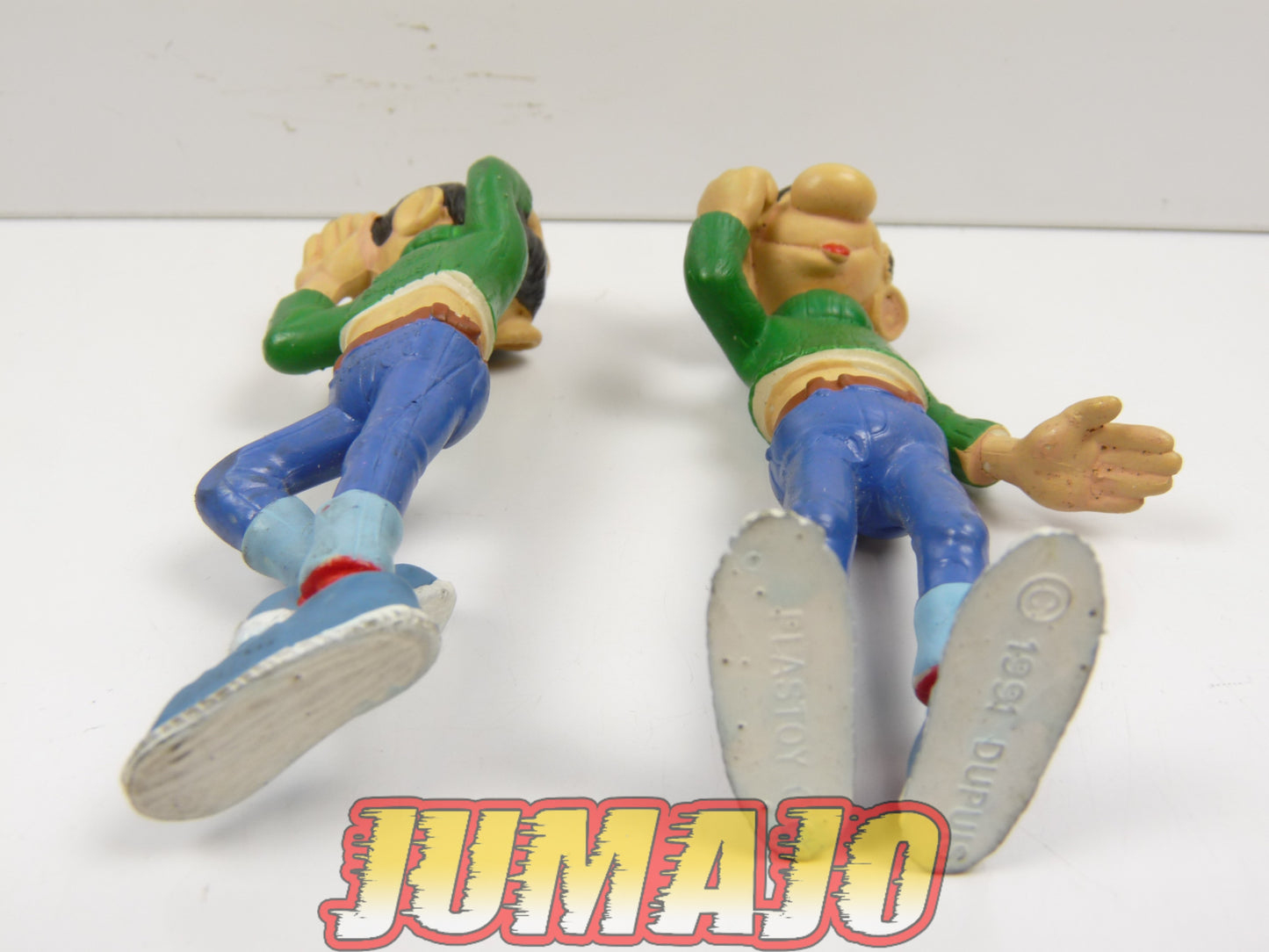 FIG14 lot 2 figurines PVC PLASTOY : Gaston LAGAFFE BD 8cm