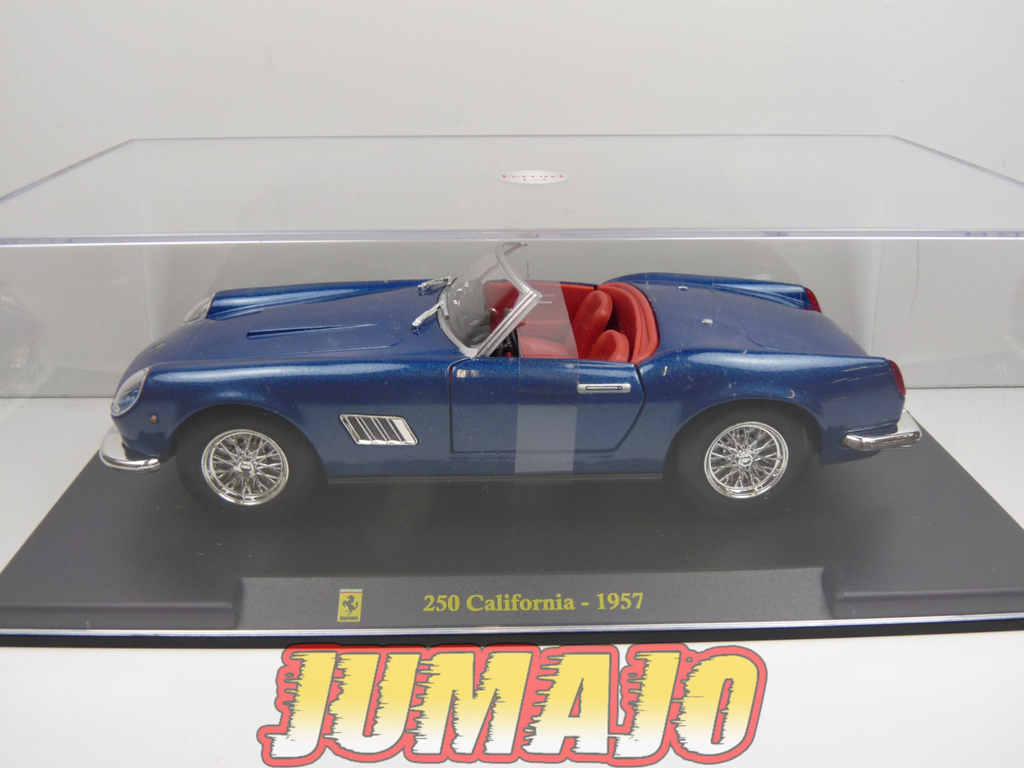 FVQ9 Voiture 1/24 BURAGO HACHETTE FERRARI GT : 250 California 1957 Bleue