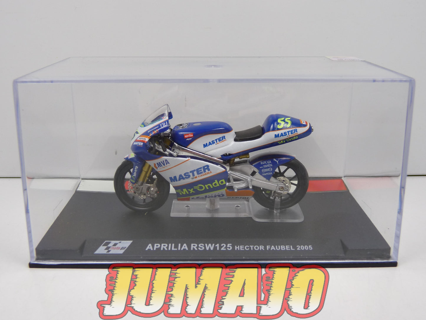 GP17 Moto GP 1/24 IXO : Aprilia RSW125 Hector Faubel 2005 #55