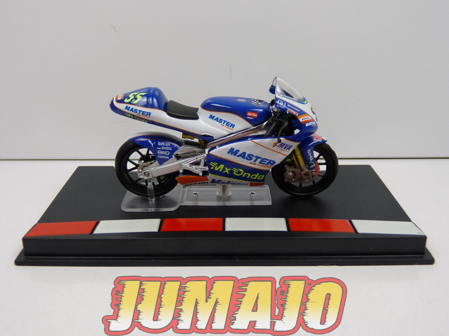 GP17 Moto GP 1/24 IXO : Aprilia RSW125 Hector Faubel 2005 #55
