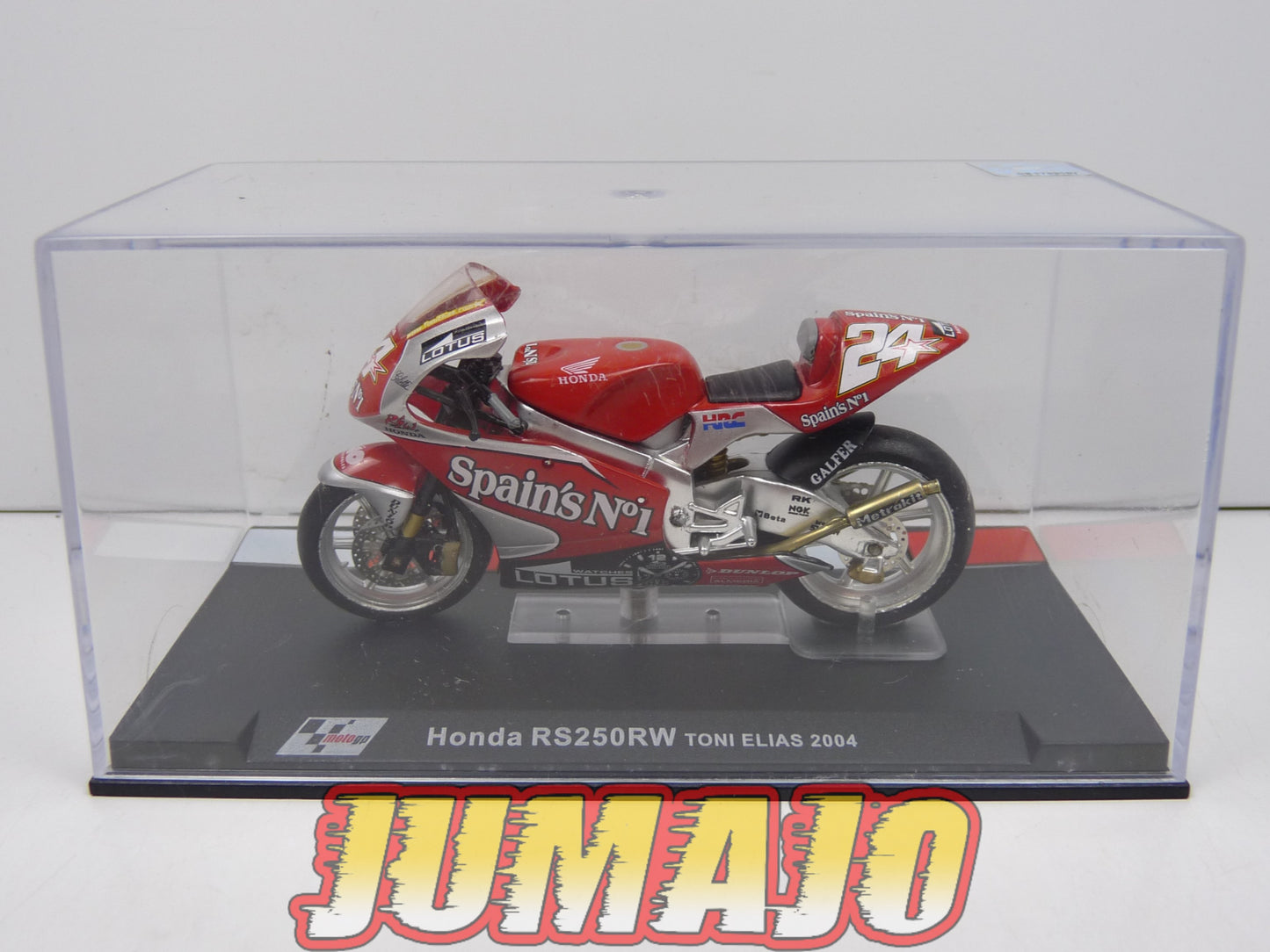 GP1 Moto GP 1/24 IXO : Honda RS250RW Toni Elias 2004 #24