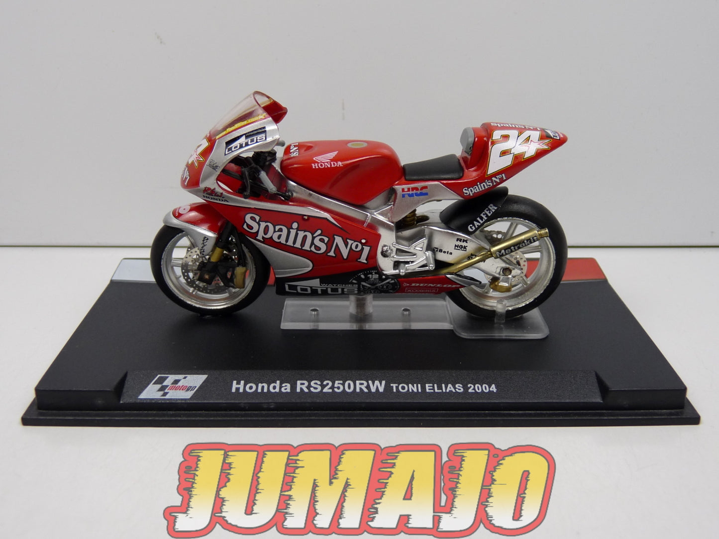 GP1 Moto GP 1/24 IXO : Honda RS250RW Toni Elias 2004 #24