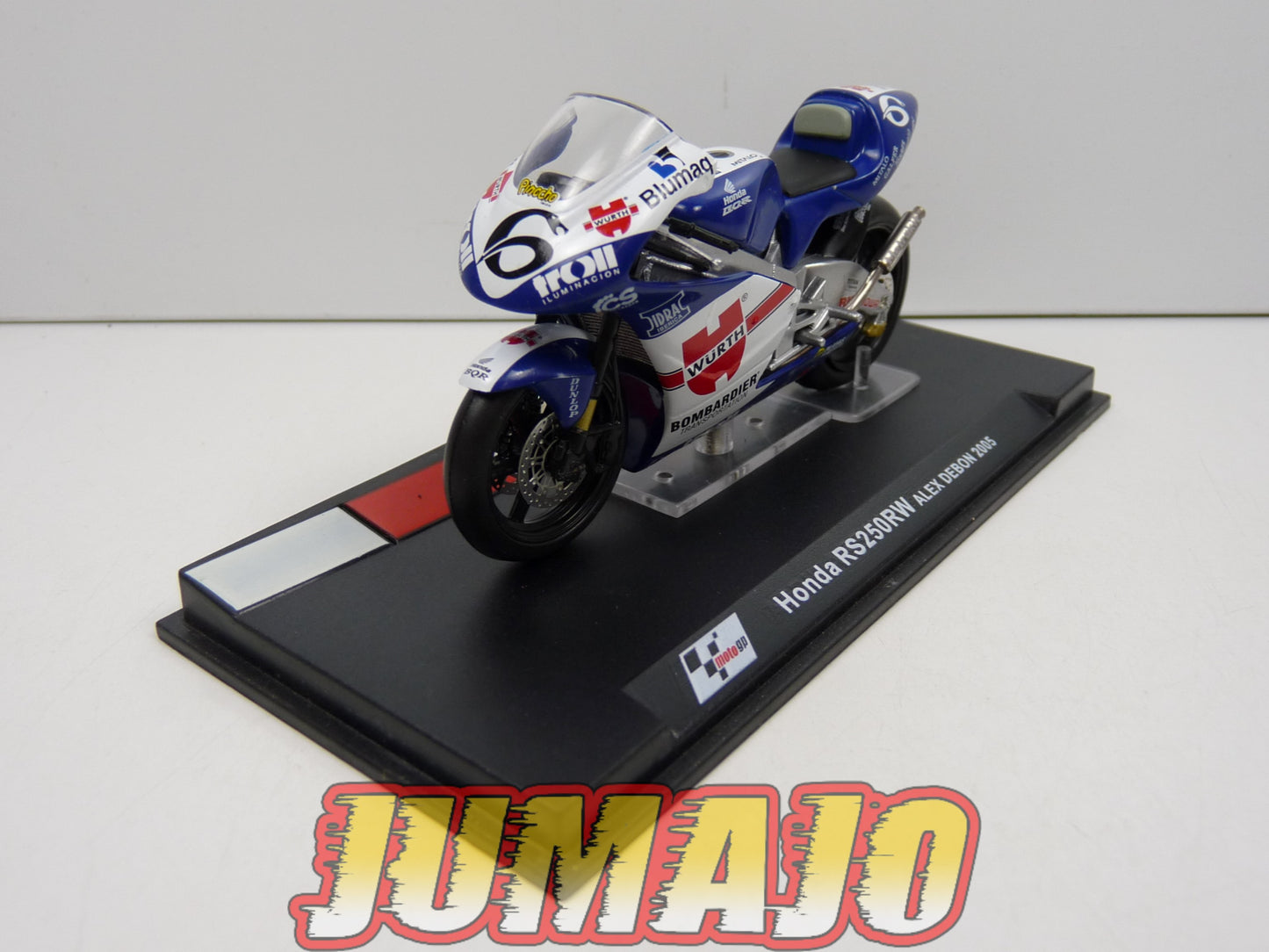 GP21 Moto GP 1/24 IXO : Honda RS250RW Alex Debon 2005 #6