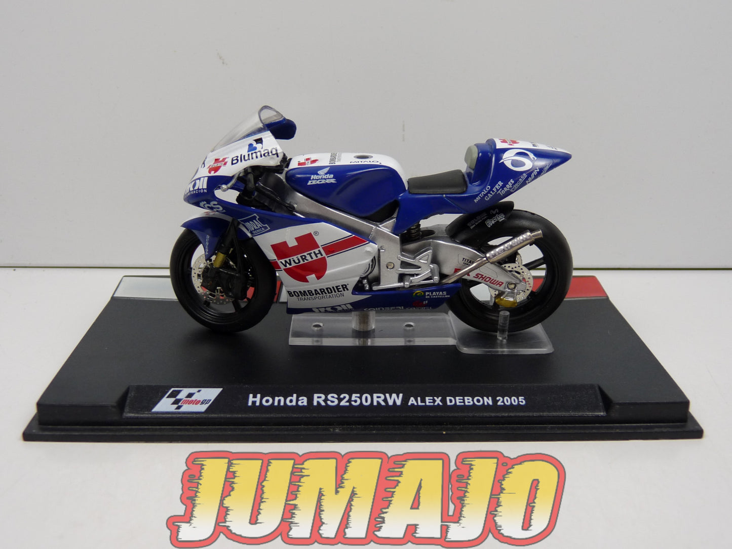 GP21 Moto GP 1/24 IXO : Honda RS250RW Alex Debon 2005 #6