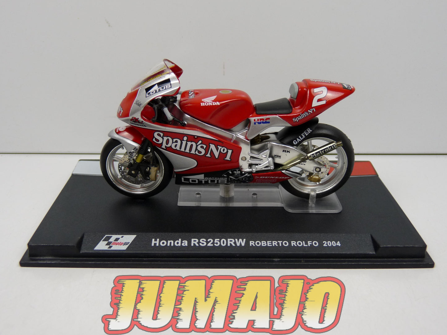 GP3 Moto GP 1/24 IXO : Honda RS250RW Roberto Rolfo 2004 #2