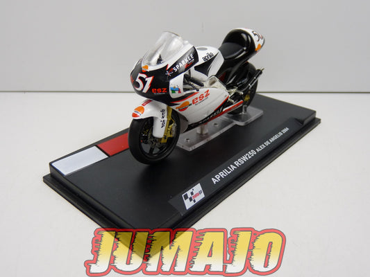GP6 Moto GP 1/24 IXO : Aprilia RSW250 Alex de Angelis 2004 #51