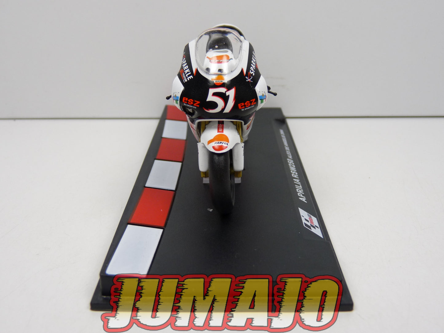 GP6 Moto GP 1/24 IXO : Aprilia RSW250 Alex de Angelis 2004 #51