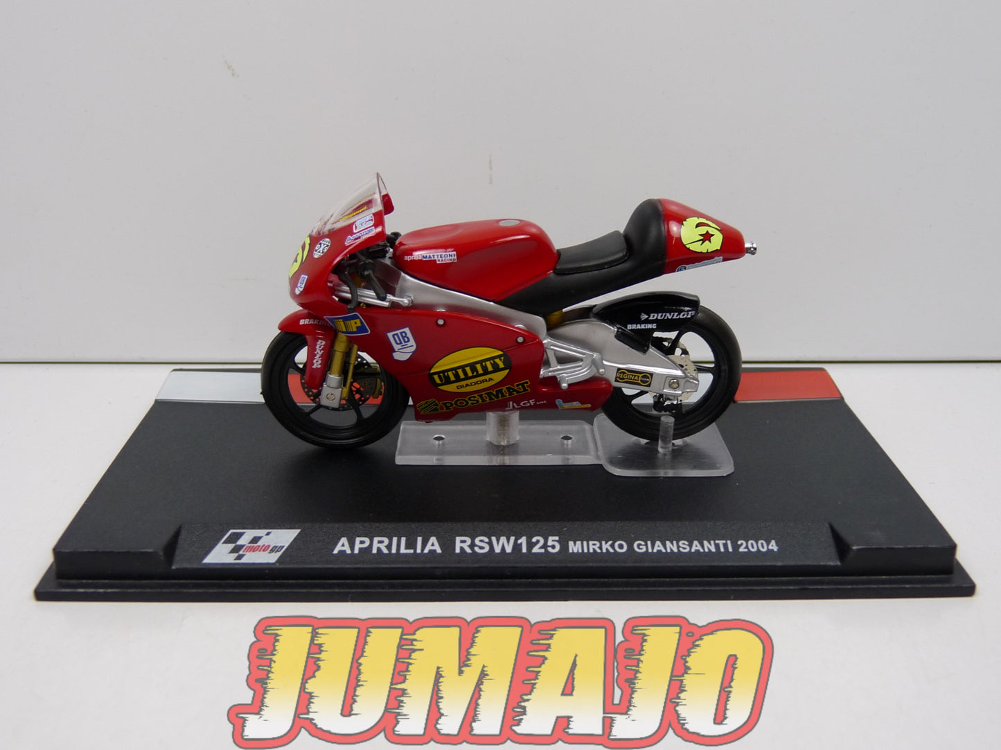 GP9 Moto GP 1/24 IXO : Aprilia RSW125 Mirko Giansanti 2004 #6