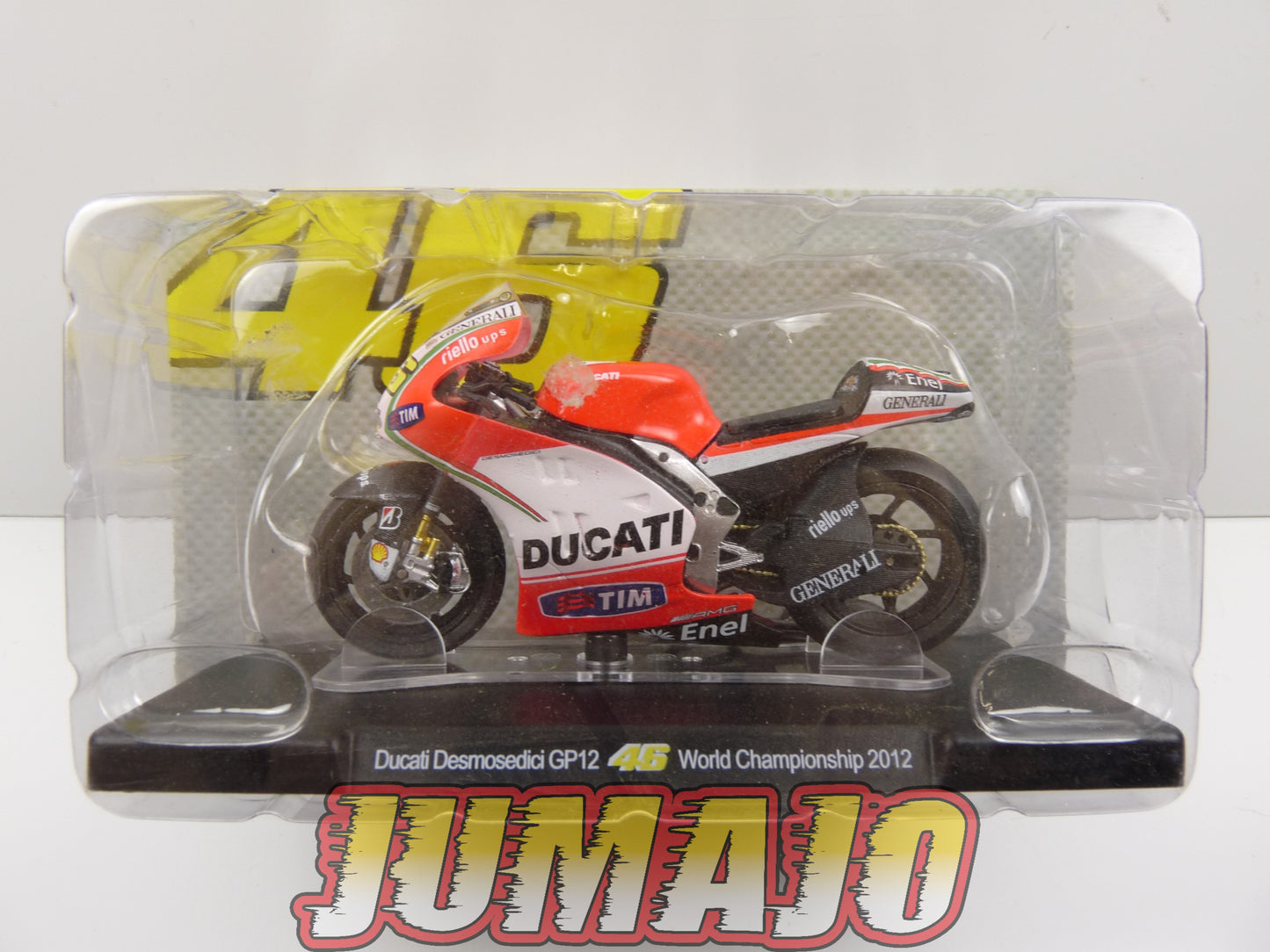 MR103 Moto Valentino Rossi LEO MODELS 1/18 : Ducati Desmosedici GP12 #46 World Championship 2012