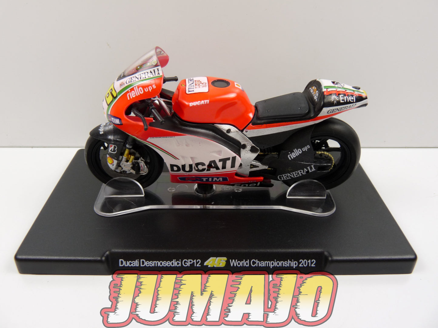 MR103 Moto Valentino Rossi LEO MODELS 1/18 : Ducati Desmosedici GP12 #46 World Championship 2012