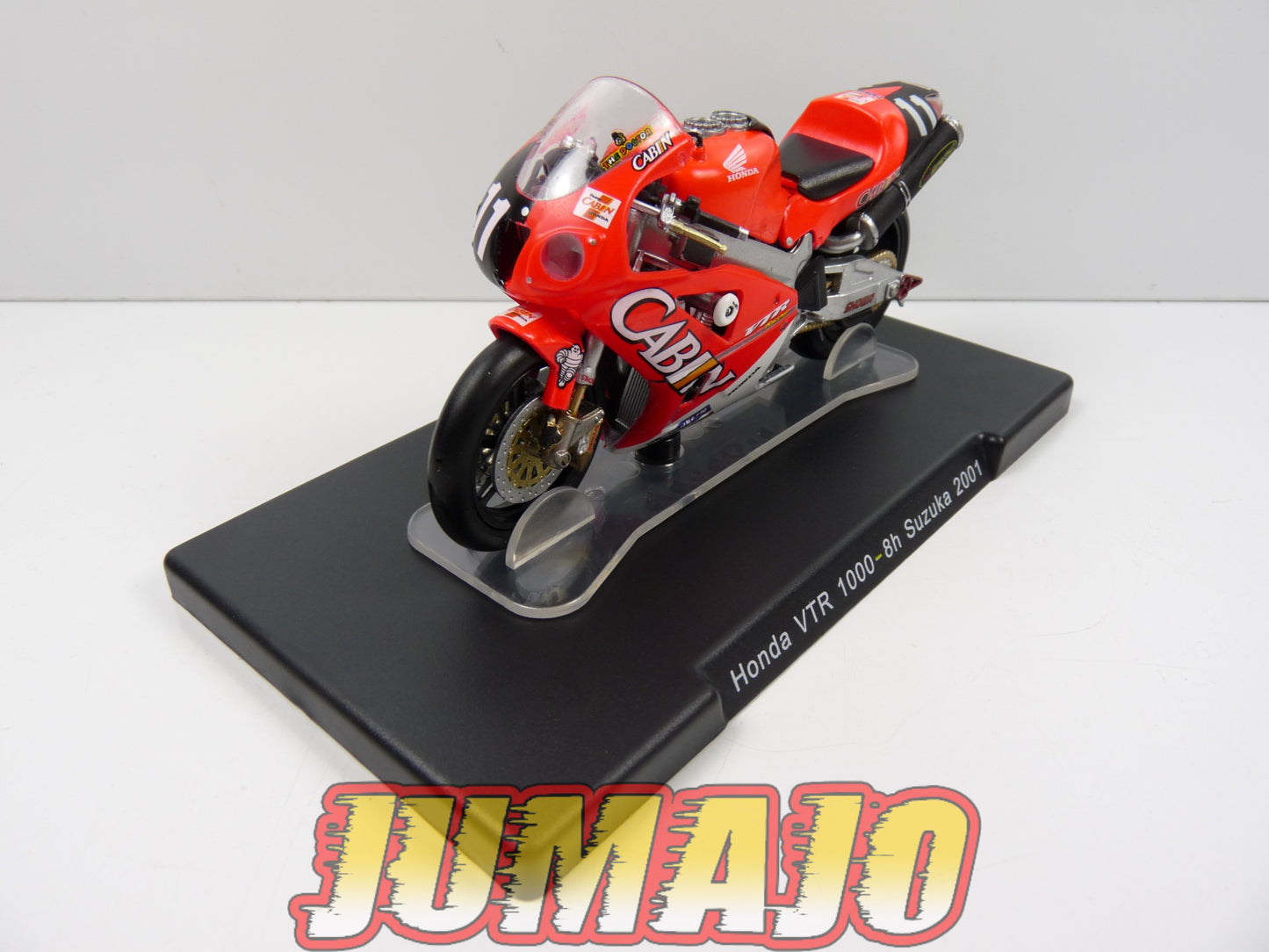 MR106 Moto Valentino Rossi LEO MODELS 1/18 : Honda VTR 1000 #11 8h Suzuka 2001