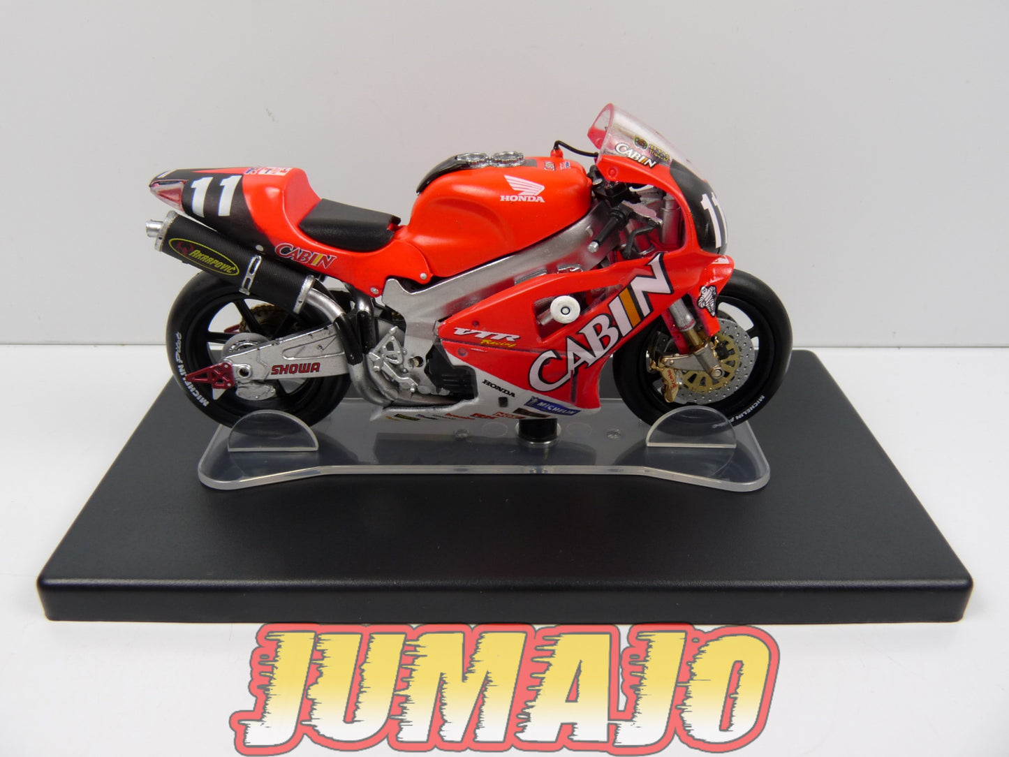 MR106 Moto Valentino Rossi LEO MODELS 1/18 : Honda VTR 1000 #11 8h Suzuka 2001