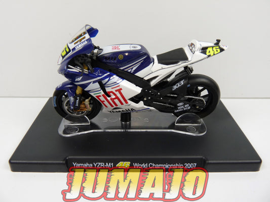 MR17 Moto Valentino Rossi LEO MODELS 1/18 : Yamaha YZR-M1 #46 World Championship 2007