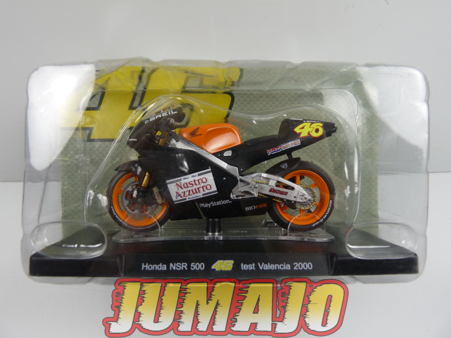 MR34 Moto Valentino Rossi LEO MODELS 1/18 : Honda NSR 500 #46 Test Valencia 2000