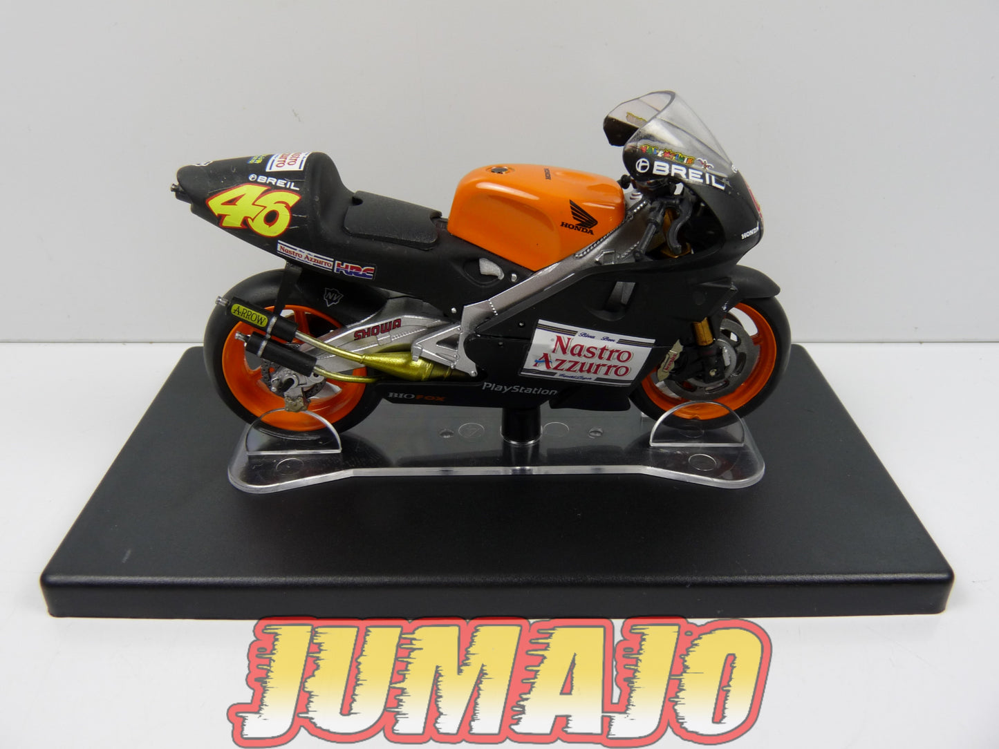 MR34 Moto Valentino Rossi LEO MODELS 1/18 : Honda NSR 500 #46 Test Valencia 2000