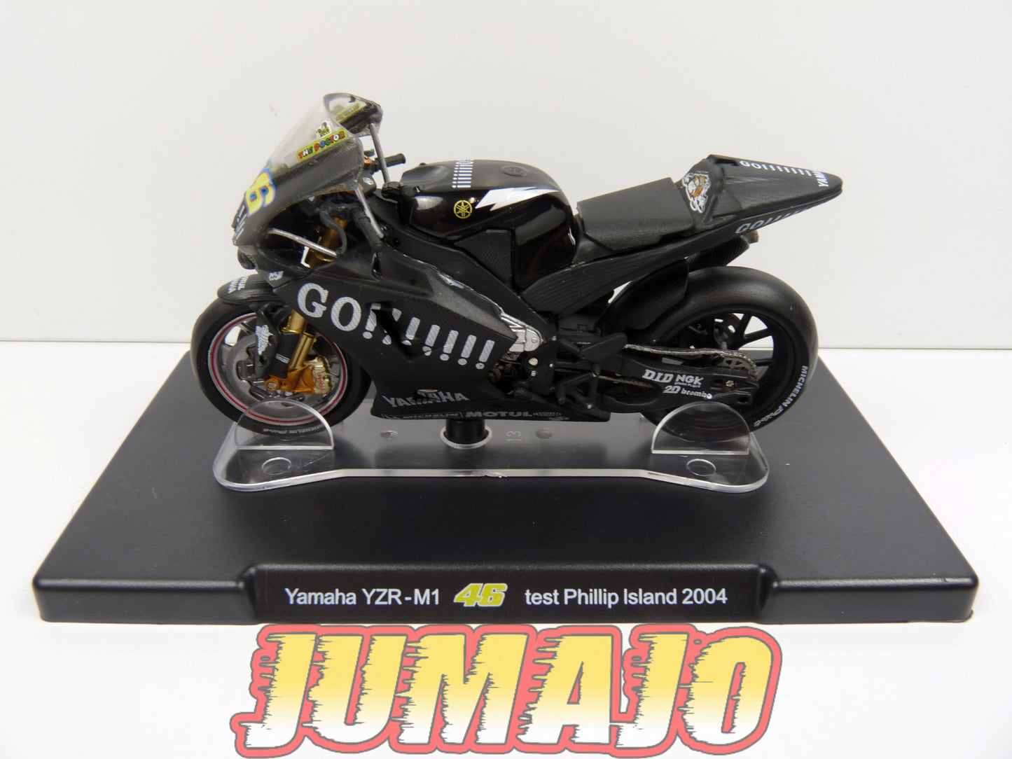 MR35 Moto Valentino Rossi LEO MODELS 1/18 : Yamaha YZR M1 #46 test test Phillip Island 2004