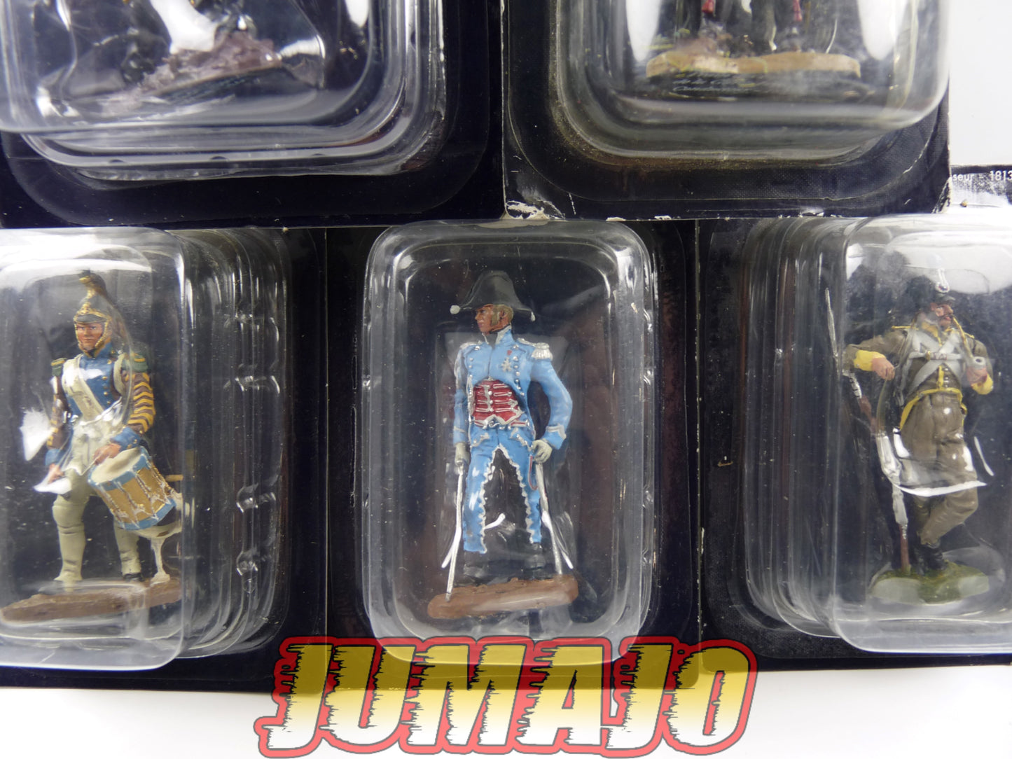 NAP34 LOT de 5 SOLDATS Napoléon Hobby & Work : Régiment provisoire, Officier d'ordonnance, Tirailleur de la garde