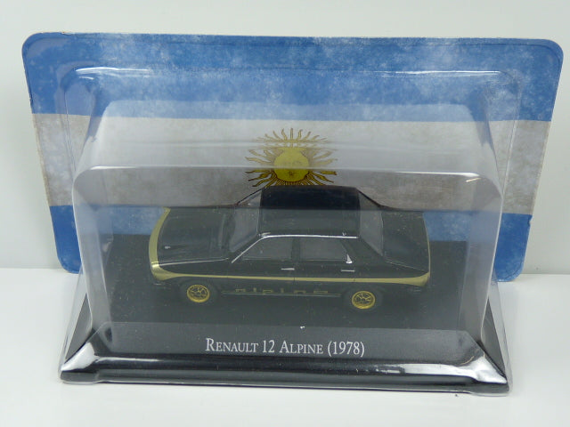 ARG43+SER17 Voiture 1/43 SALVAT : Renault 12 Alpine 1978 et TL Taxi 1994
