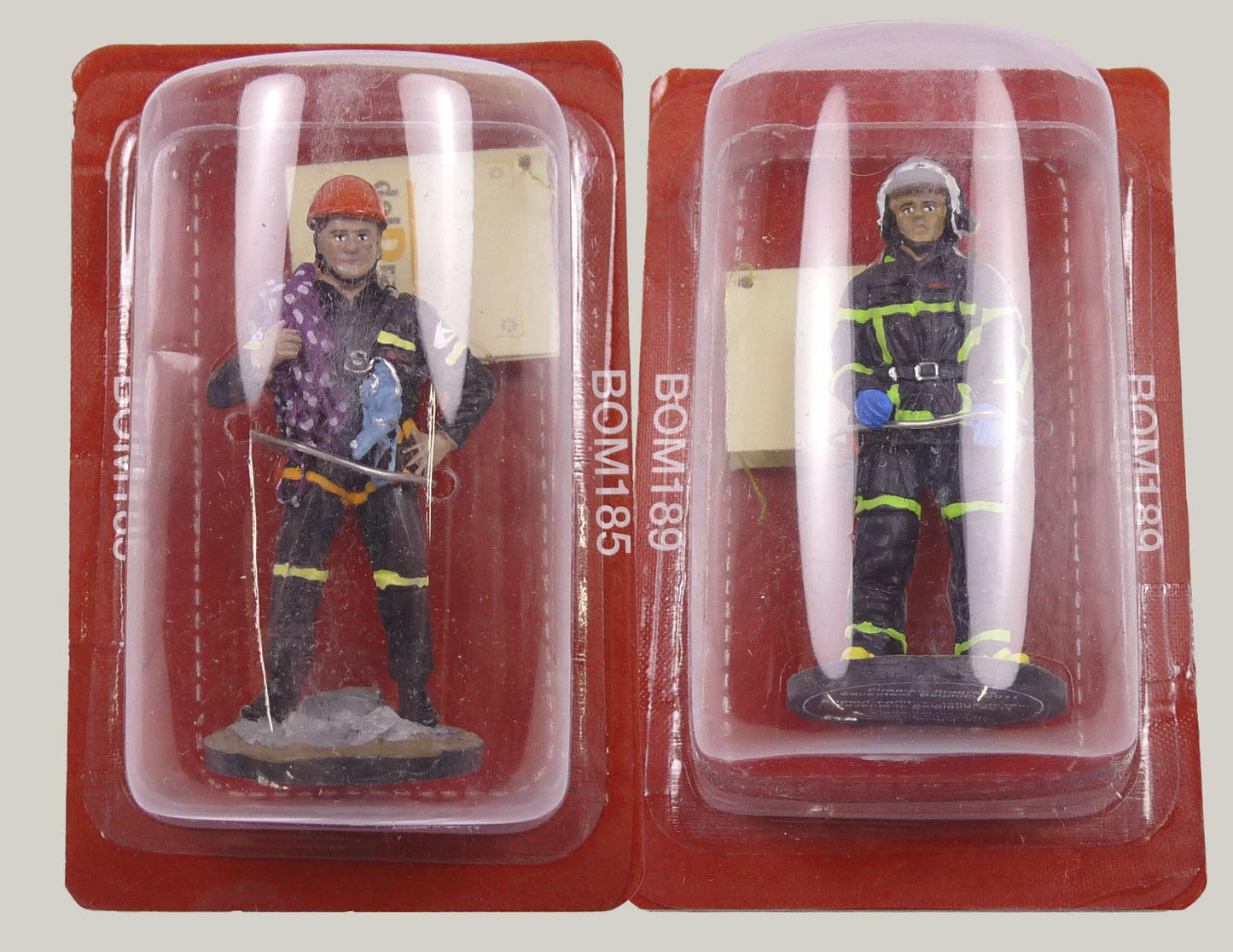 P1 lot de 5 SOLDATS POMPIERS DEL PRADO 1/32