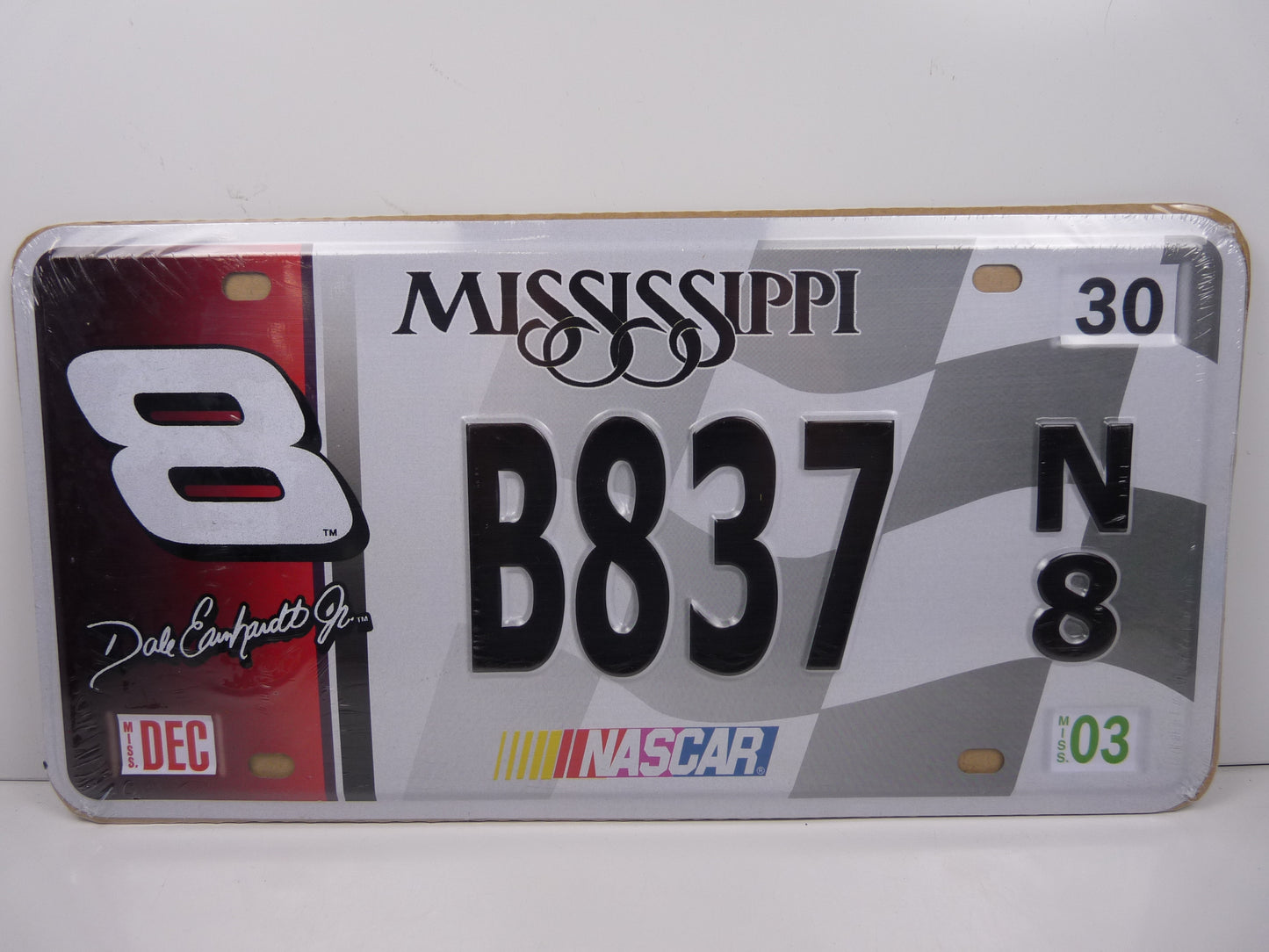 PA147 PLAQUE métal immatriculation AMERICAINE USA 15 X 30cm MISSISSIPPI Nascar