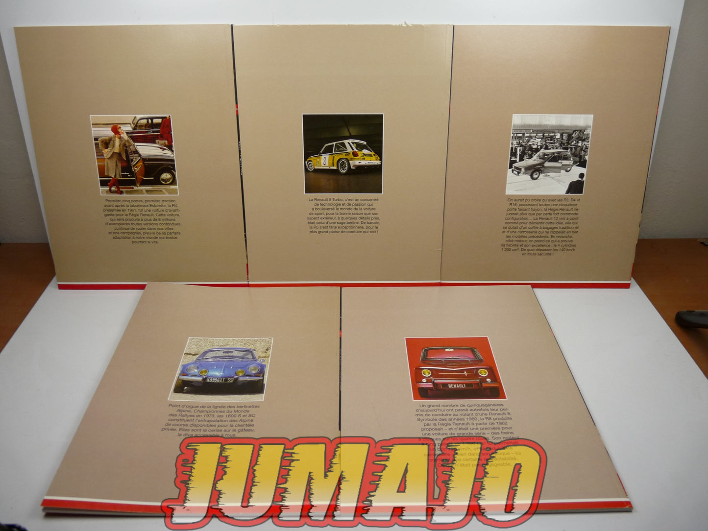 LOT-E 5 FASCICULES AUTO PLUS VÉHICULE RENAULT (EN FRANÇAIS) 22, 25, 31, 35, 39