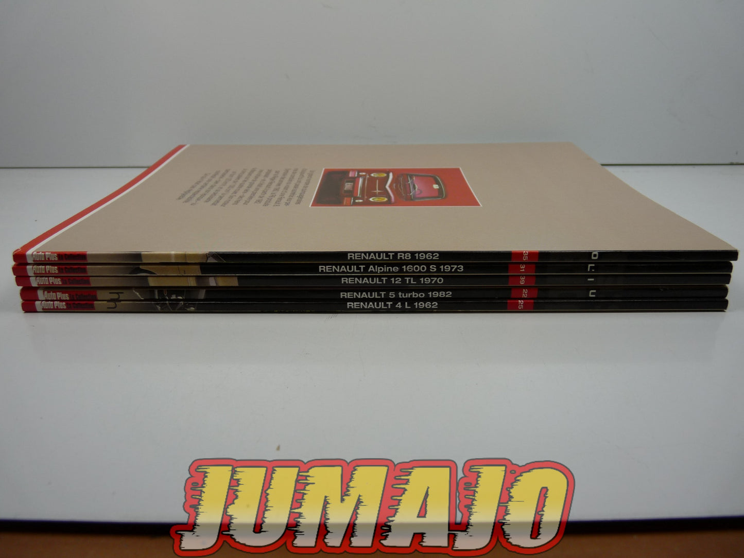 LOT-E 5 FASCICULES AUTO PLUS VÉHICULE RENAULT (EN FRANÇAIS) 22, 25, 31, 35, 39