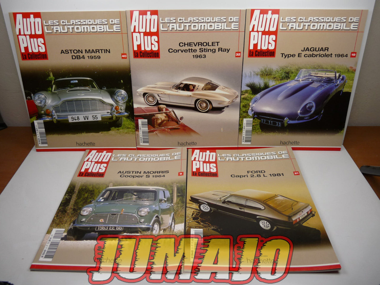 LOT-B 5 FASCICULES AUTO PLUS VÉHICULE USA ANGLAIS (EN FRANÇAIS) 9, 19, 21, 32, 40