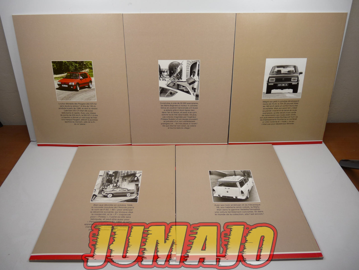 LOT-A 5 FASCICULES AUTO PLUS VÉHICULE FRANÇAIS (EN FRANÇAIS) 6, 18, 42, 37, 34