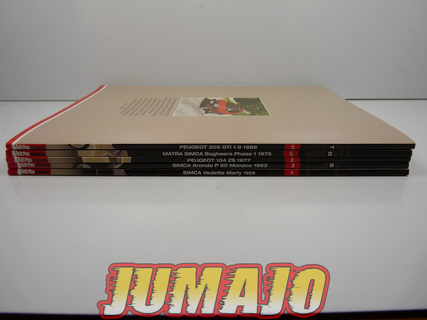 LOT-A 5 FASCICULES AUTO PLUS VÉHICULE FRANÇAIS (EN FRANÇAIS) 6, 18, 42, 37, 34