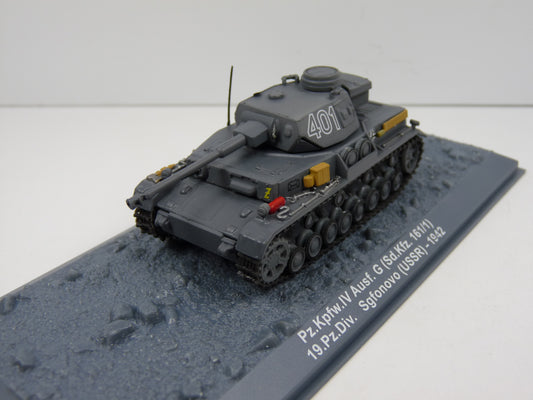 PZ3 Tank militaire 1/72 PANZER n°3 Pz.Kpfw.IV (Sd.Kfz. 161/1) Sgfonovo USSR 1942