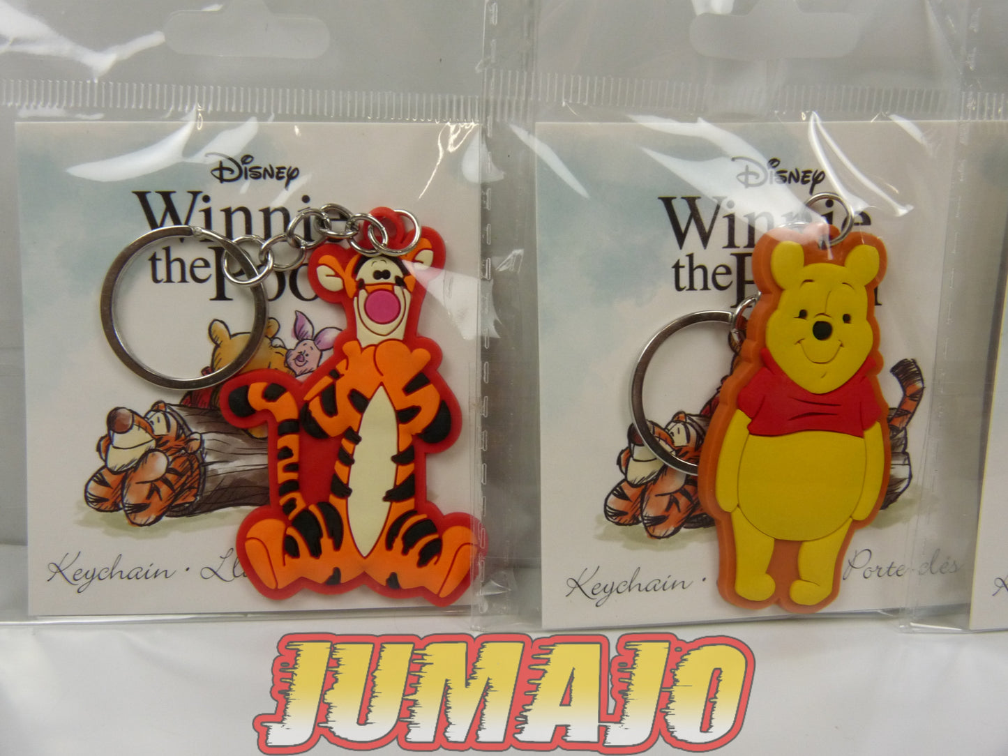 FIG86 Lot 4 Porte Cles KIDS Disney : Winnie the Pooh Tigrou Porcinet Bourriquet