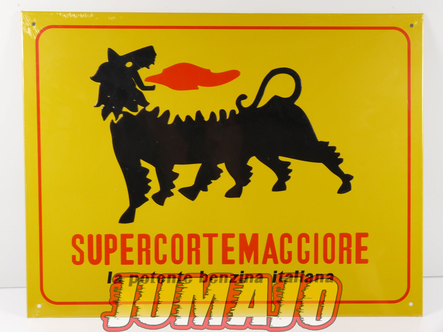 PB136 PLAQUES PUB tolée Cobra 34*26 cm Essence AGIP ENI Italie