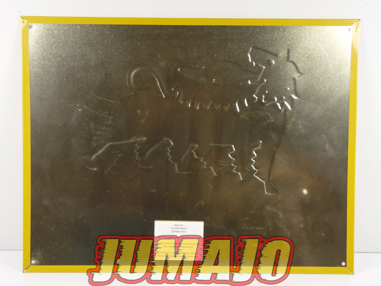 PB136 PLAQUES PUB tolée Cobra 34*26 cm Essence AGIP ENI Italie