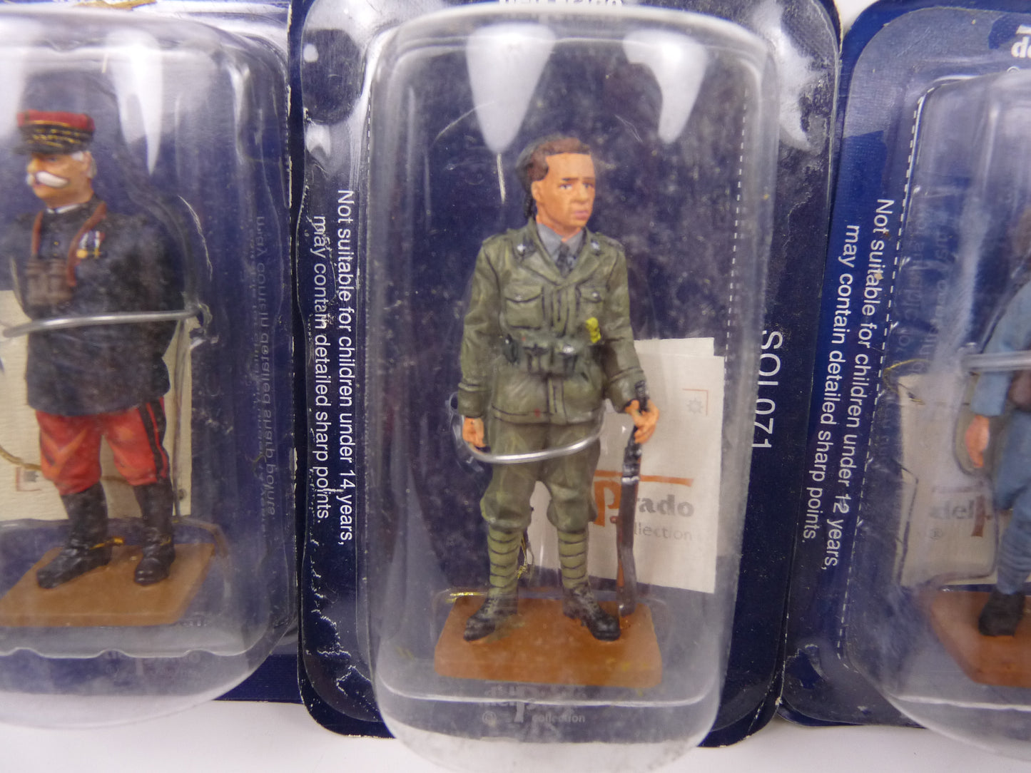 PGM21 LOT 3 SOLDATS WW1 guerre del prado Infantry Soldier General Joffre Infantry Corporal Italie France