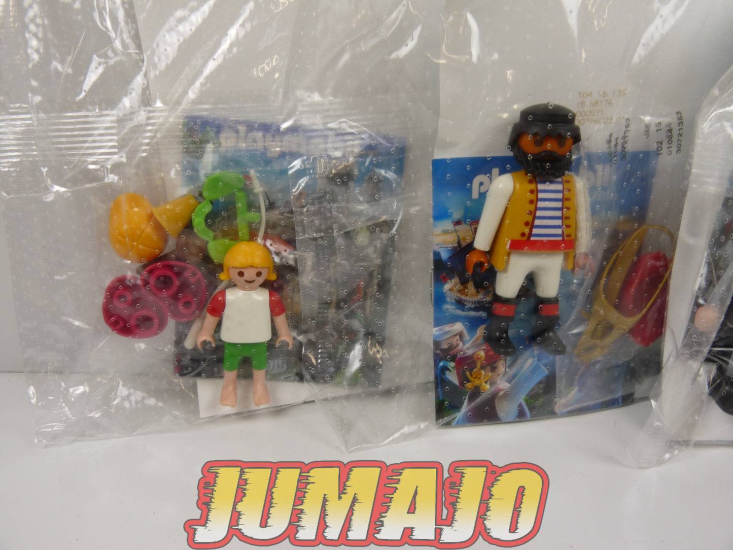 PLY10 Lot de 6 PLAYMOBIL : ENFANT AVEC OURSON + PIRATE