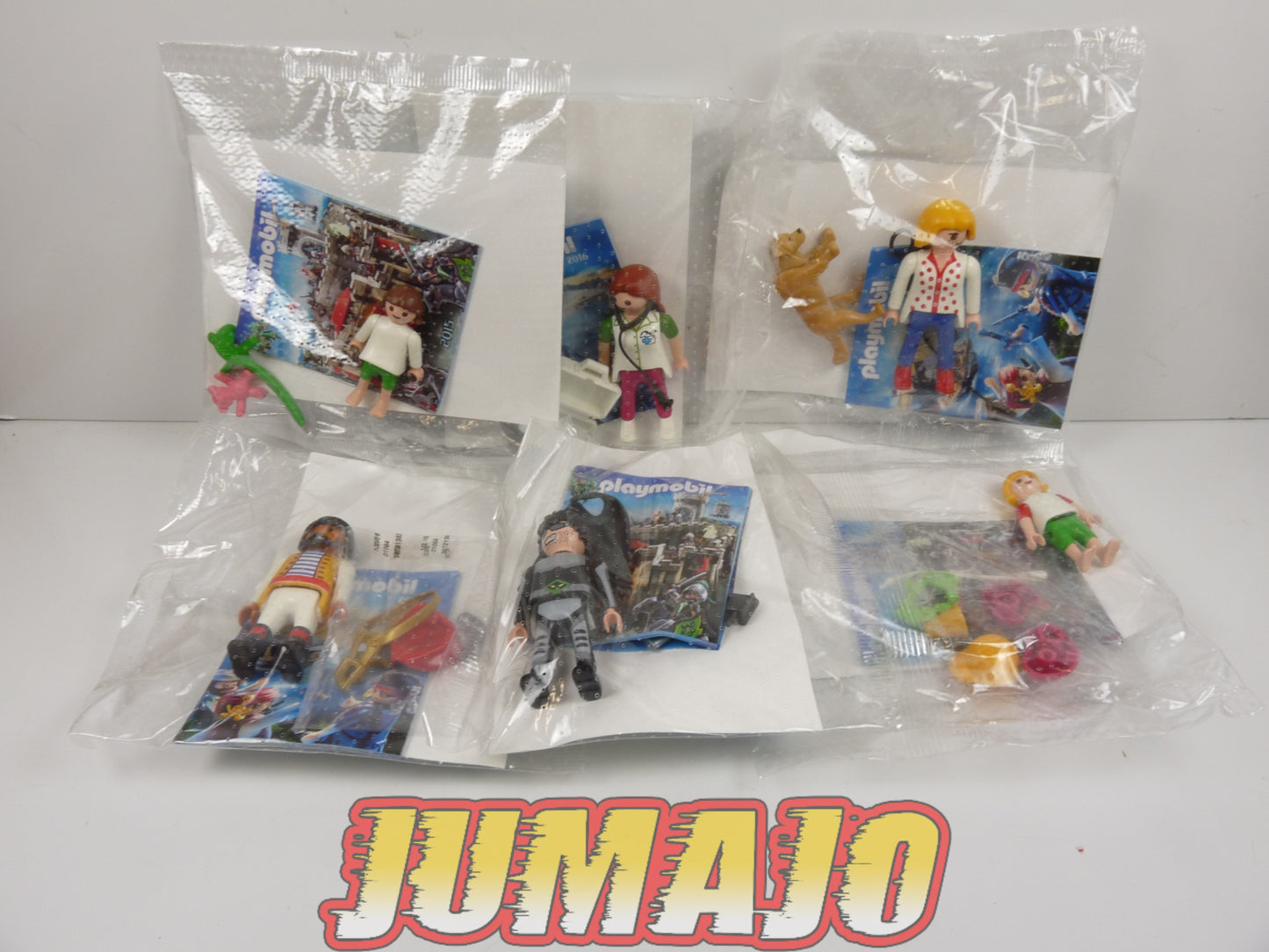 PLY10 Lot de 6 PLAYMOBIL : ENFANT AVEC OURSON + PIRATE