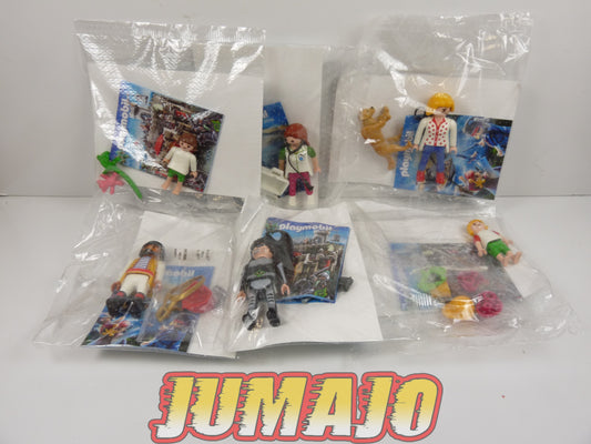 PLY10 Lot de 6 PLAYMOBIL : ENFANT AVEC OURSON + PIRATE