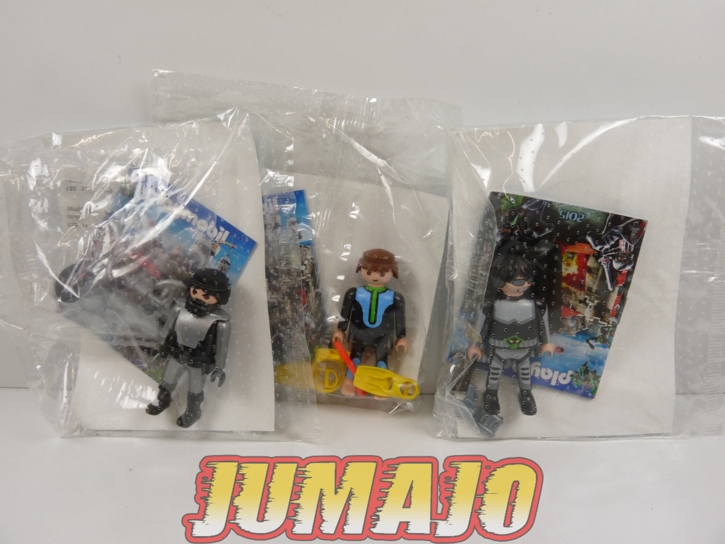 PLY12 Lot de 3 PLAYMOBIL : CHEVALIER + NAGEUR