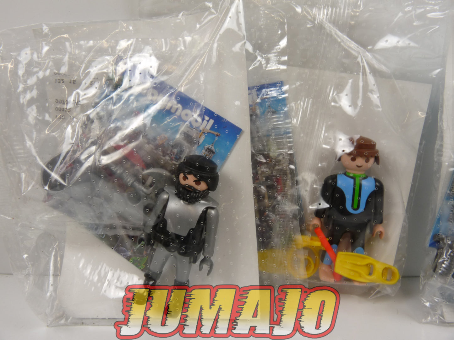 PLY12 Lot de 3 PLAYMOBIL : CHEVALIER + NAGEUR
