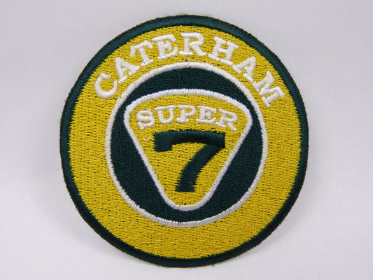PTC5 Patch brodé thermocollé : logo Catheram super 7 Diamètre environ 6.9 cm