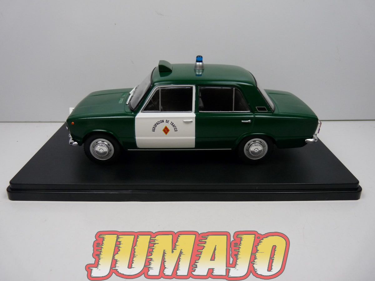 PVQ1 Voiture 1/24 SALVAT test espagne : SEAT 124 D 1973 Police + radar