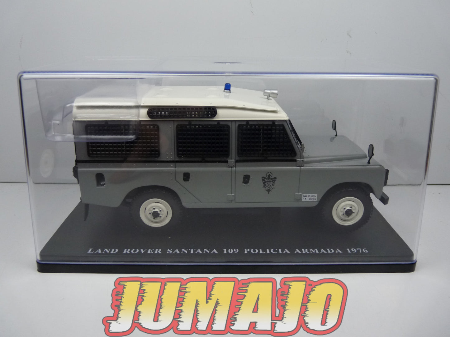 PVQ4 Voiture 1/24 SALVAT test espagne : Land Rover Santana 109 Policia Armada 1976 Police
