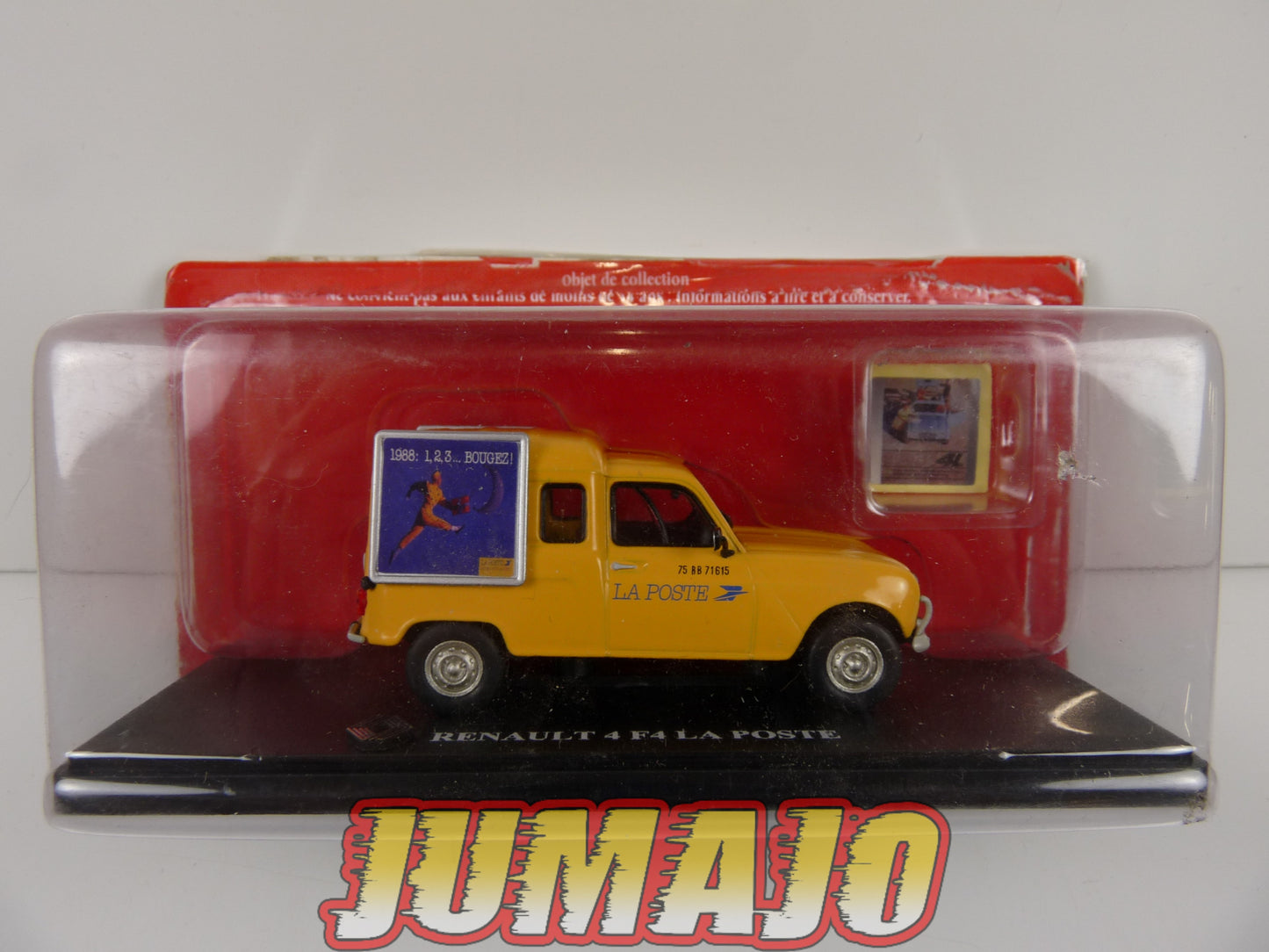 R4L2 Passion RENAULT 4 L 1/43 : F4 FOURGONNETTE "LA POSTE" 1988