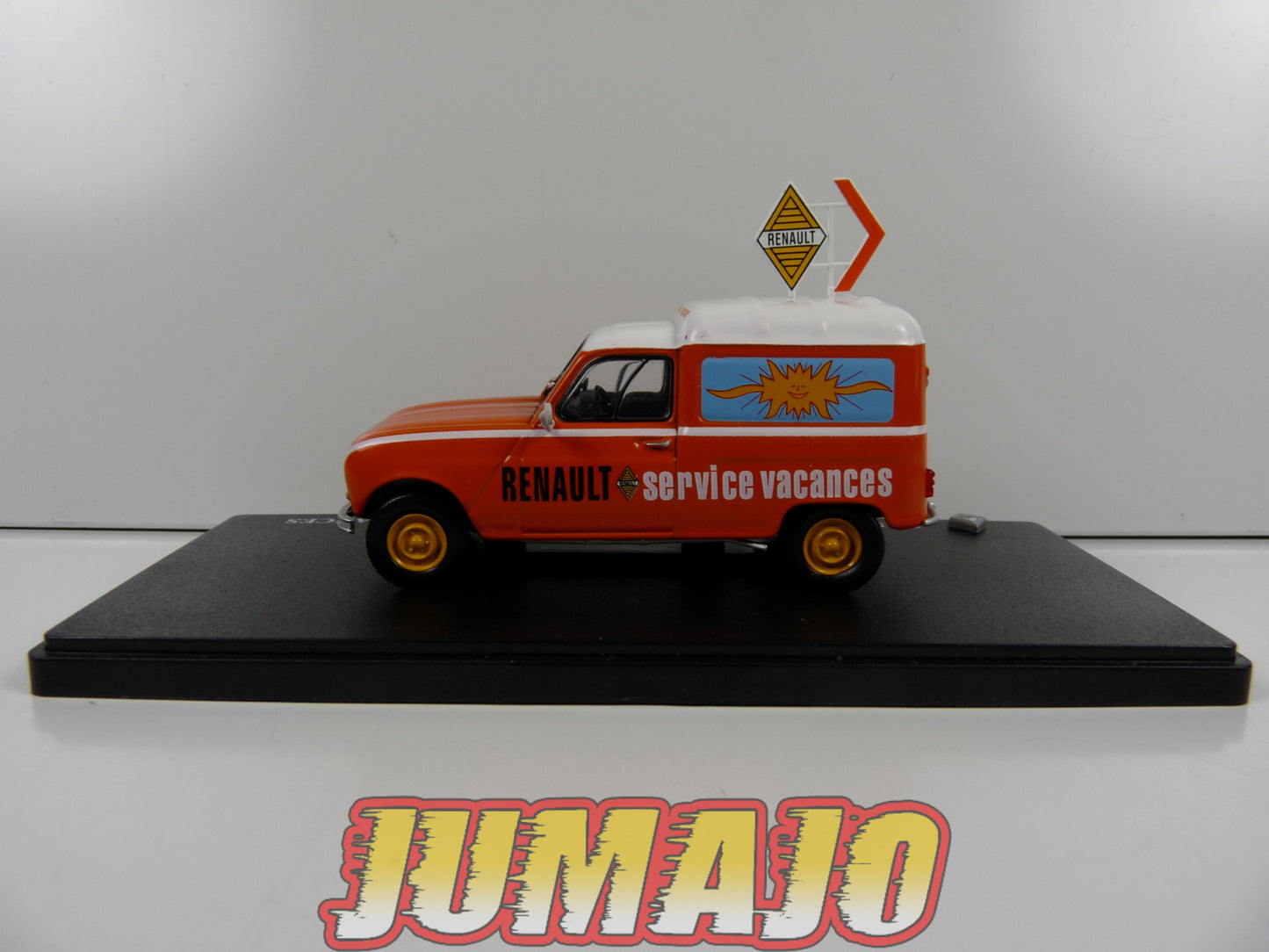 R4L36 Passion RENAULT 4 L 1/43 : 4L FOURGONNETTE SERVICE VACANCES